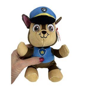 Ty Beanie Babies Paw Patrol Chase Plush Beanbag Toy 9” Police Pup Stuffed Animal